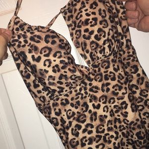 leopard print bathing suit